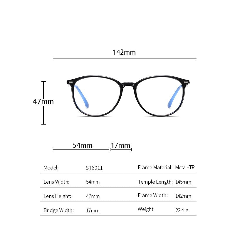 Reven Jate Men's Eyeglasses 6911 Alloy Ultralight Frame Reven Jate   