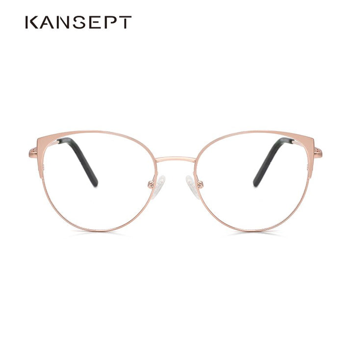 Women's Eyeglasses Frame Cat Eye Metal Yc8031 Frame Kansept   