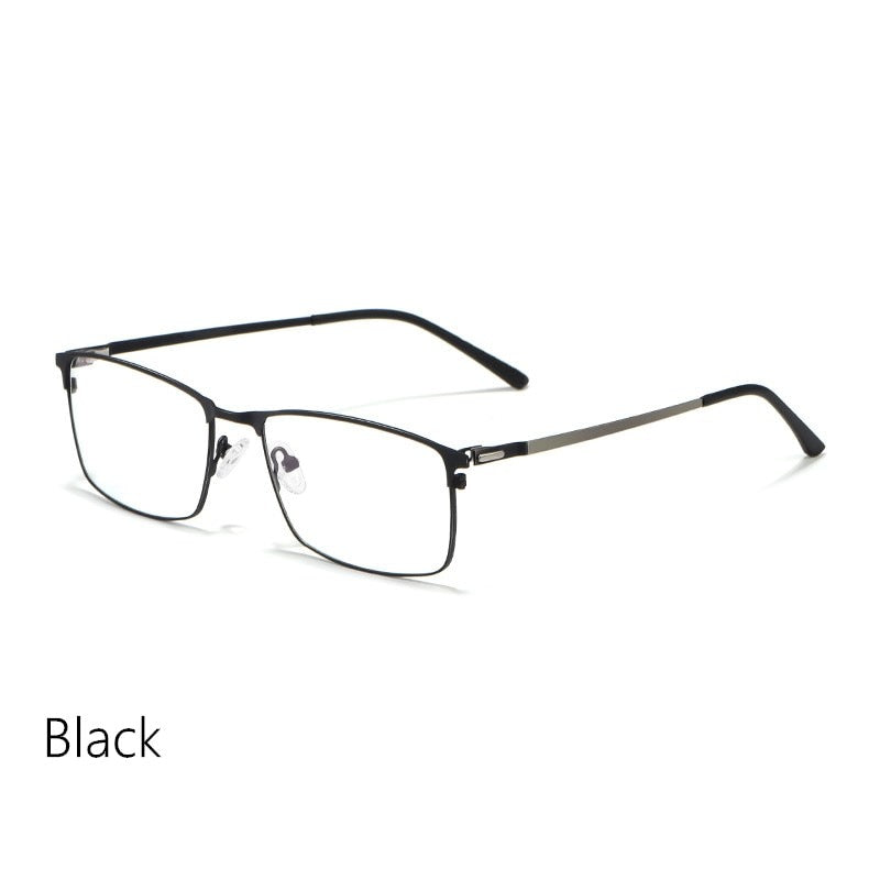 Yimaruili Men's Full Rim Alloy Frame Eyeglasses P9847 Full Rim Yimaruili Eyeglasses Black China 