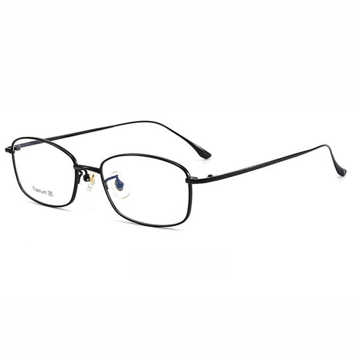 Hotochki Men's Full Rim Titanium Frame Eyeglasses 8508 Full Rim Hotochki black  