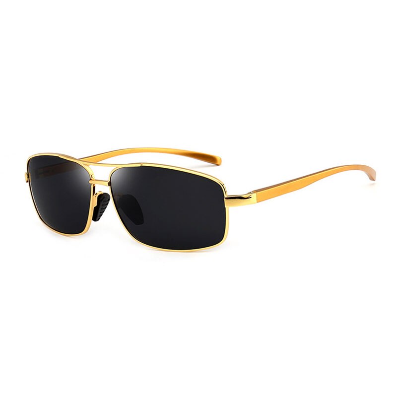 Reven Jate 2458 Men Polarized Sunglasses Uv400 Polarize Man Sunwear Sunglasses Reven Jate golden-grey  
