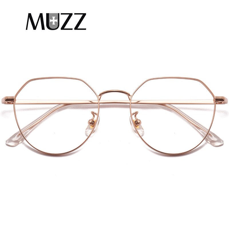 Muzz Unisex Full Rim Diamond Square Titanium Frame Eyeglasses 2019 Full Rim Muzz   