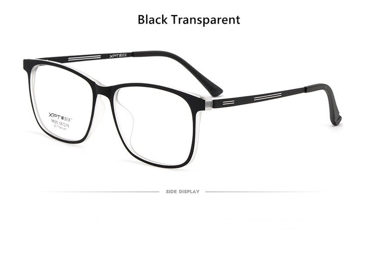 Yimaruli Men's Full Rim Titanium Square Frame Eyeglasses 9825 Full Rim Yimaruili Eyeglasses   