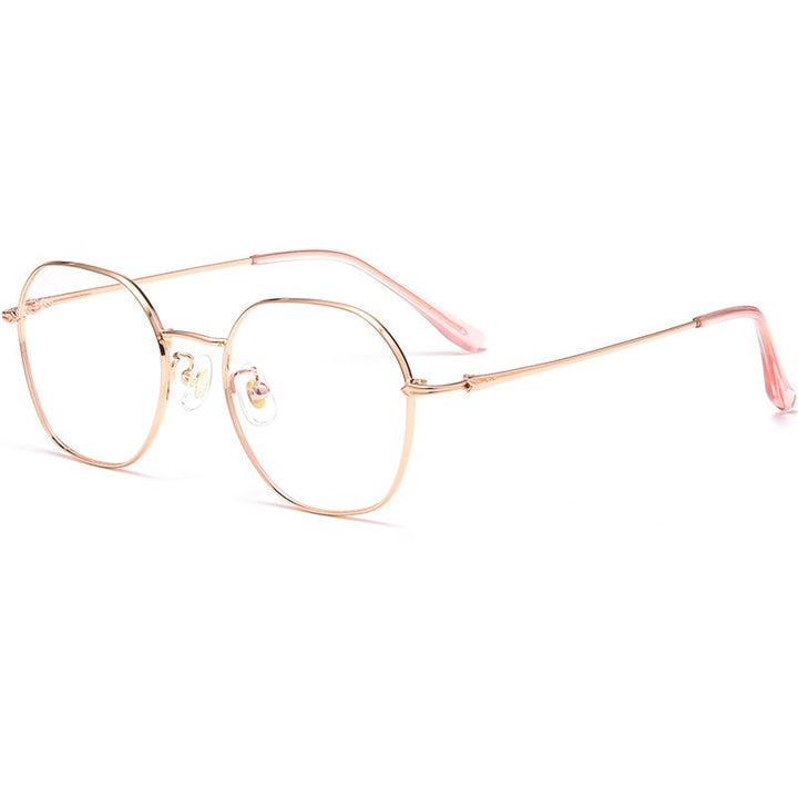 Hotochki Unisex Full Rim Oval Alloy Frame Eyeglasses 53059 Full Rim Hotochki C5  