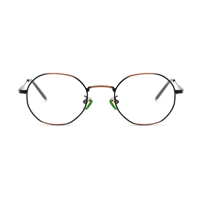 Oveliness Unisex Full Rim Round Alloy Eyeglasses 6170 Full Rim Oveliness bronze  