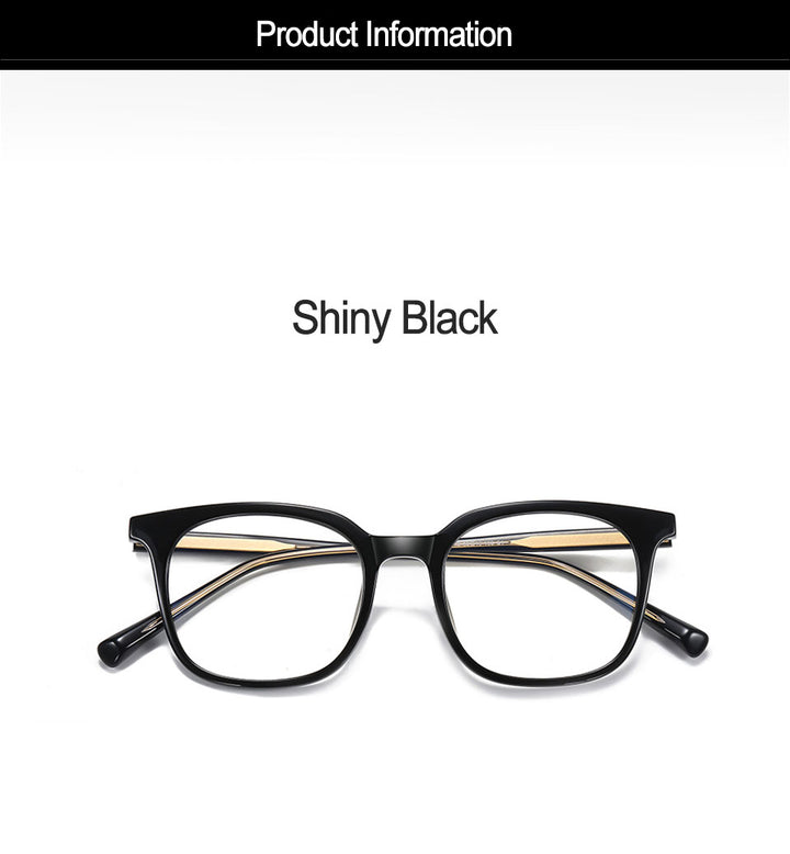 Hotony Women's Full Rim Acetate Square Frame Eyeglasses 9013 Full Rim Hotony   