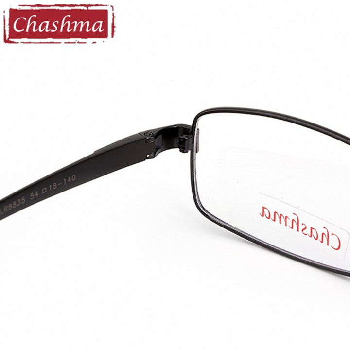 Chashma Ottica Men's Full Rim Rectangle Titanium Eyeglasses 8835 Full Rim Chashma Ottica   