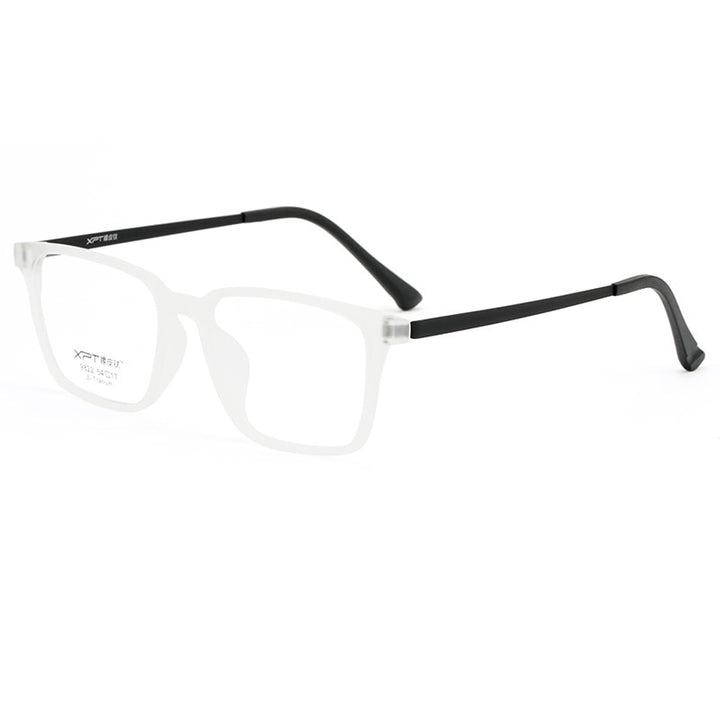 Men's Eyeglasses Ultralight Tr90 Pure Titanium Square Large Size 9822 Frame Gmei Optical Transparent  