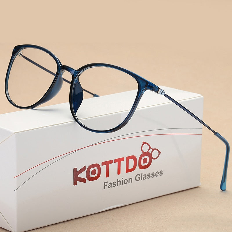 Kottdo Unissex Full Rim Square Polycarbonate Eyeglasses K872 Full Rim Kottdo   