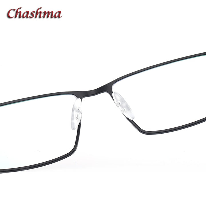 Chashma Ochki Men's Full Rim Square Alloy Eyeglasses 9386 Full Rim Chashma Ochki   