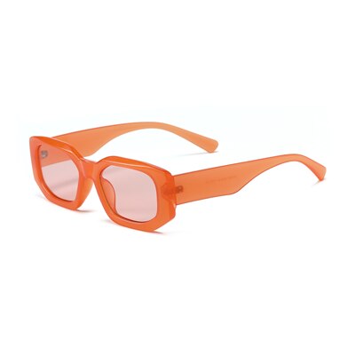 Ralferty Women's Sunglasses Irregular Shadows Y2k W95300 Sunglasses Ralferty C5 Orange As picture 