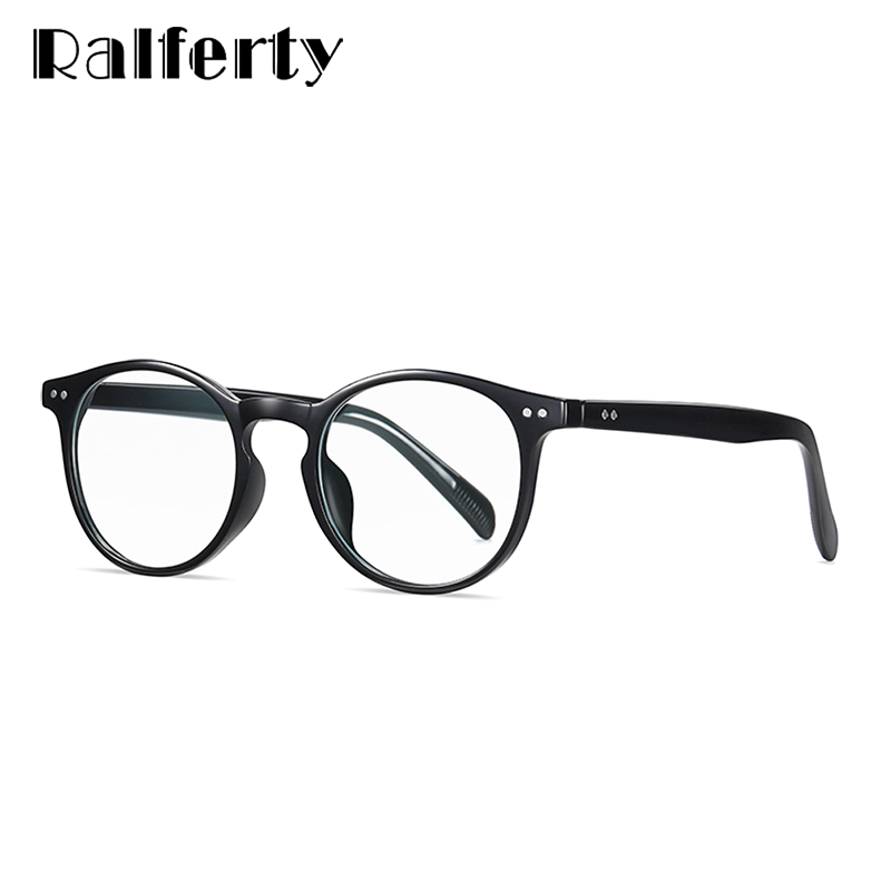 Ralferty Women's Eyeglasses Round Anti Blue Light D2301 Full Rim Ralferty   
