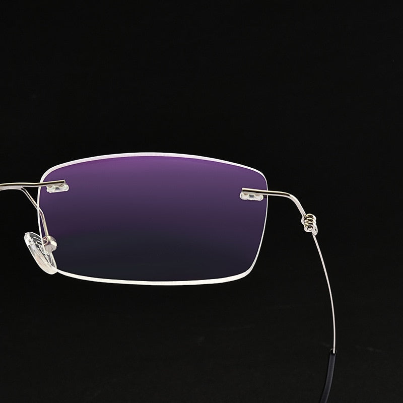 Men's Eyeglasses Alloy Screwless Rimless S1704 – FuzWeb