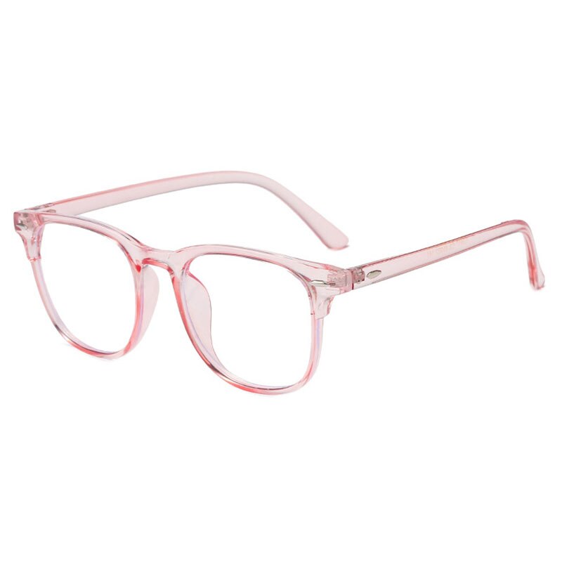 Hotony Women's Full Rim TR 90 Resin Round Frame Eyeglasses 3017 Full Rim Hotony Pink  