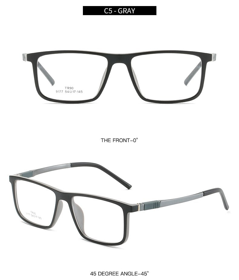 Hotochki Unisex Full Rim Frame Eyeglasses Anti Blue Light 9177 Full Rim Hotochki   