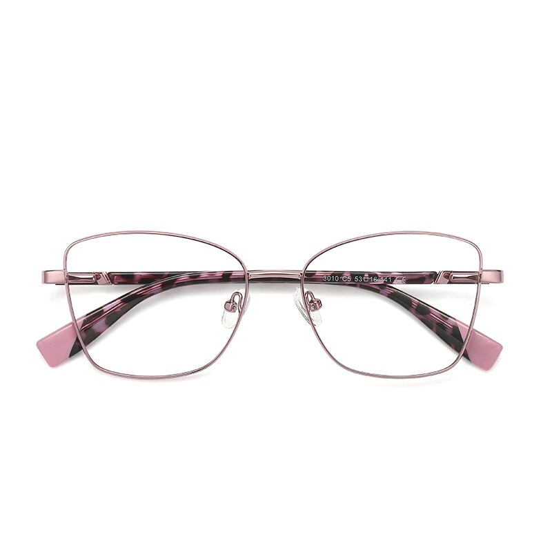 Women's Eyeglasses Anti Blue Ray Light Blocking Alloy 3010 Frame Reven Jate C5  