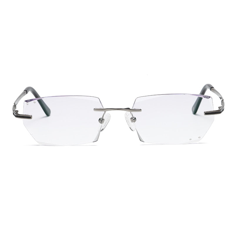 Zirosat 9133 Unisex Eyeglasses Pure Titanium Rimless Rimless Zirosat   