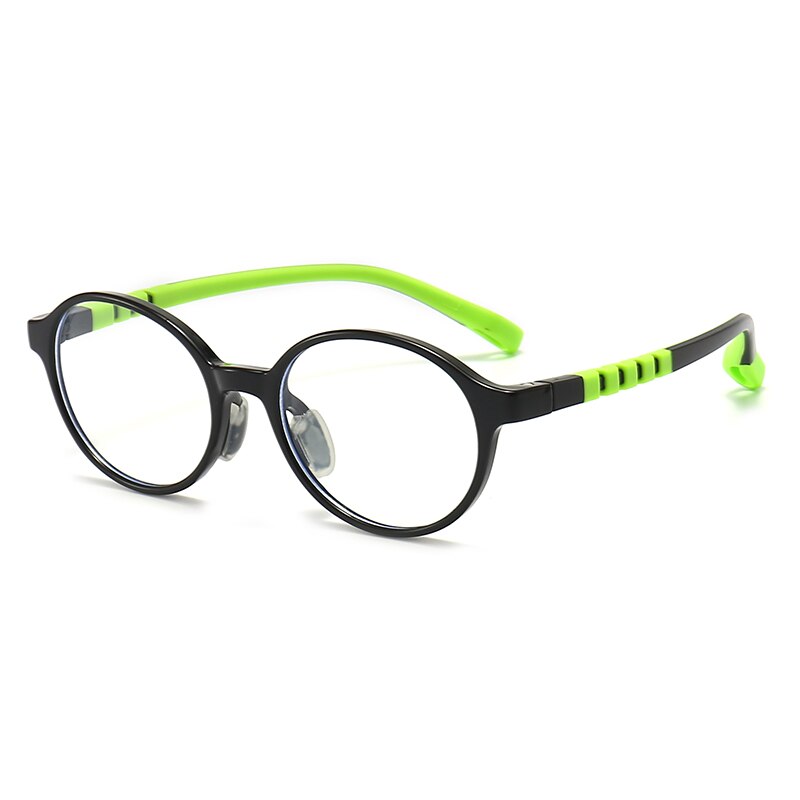 Oveliness Unisex Children's Full Rim Round Tr 90 Silicone Titanium Eyeglasses Trd108 Full Rim Oveliness   