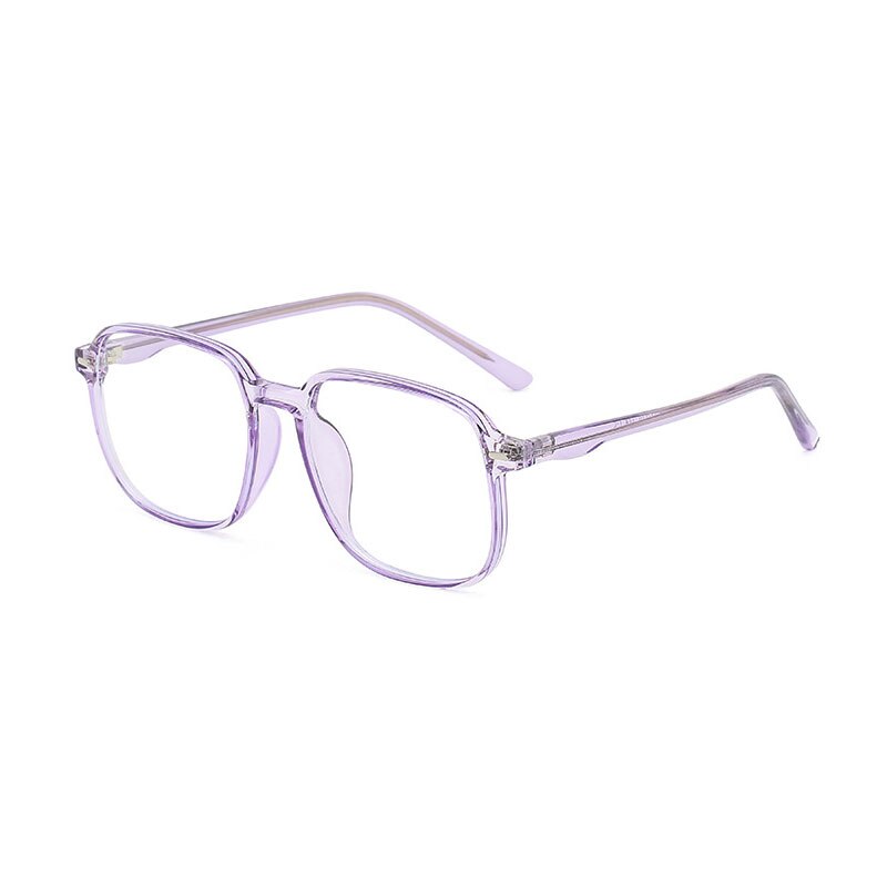 Handoer Unisex Full Rim Square Tr 90 Eyeglasses 8821 Full Rim Handoer purple  