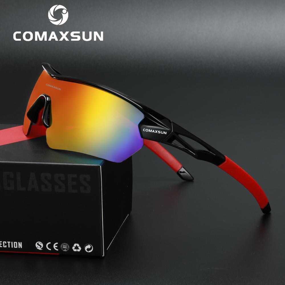 Unisex Polarized Cycling Glasses MTB TR-90 Sunglasses 5 Shades STS821 Sunglasses Comaxsun   