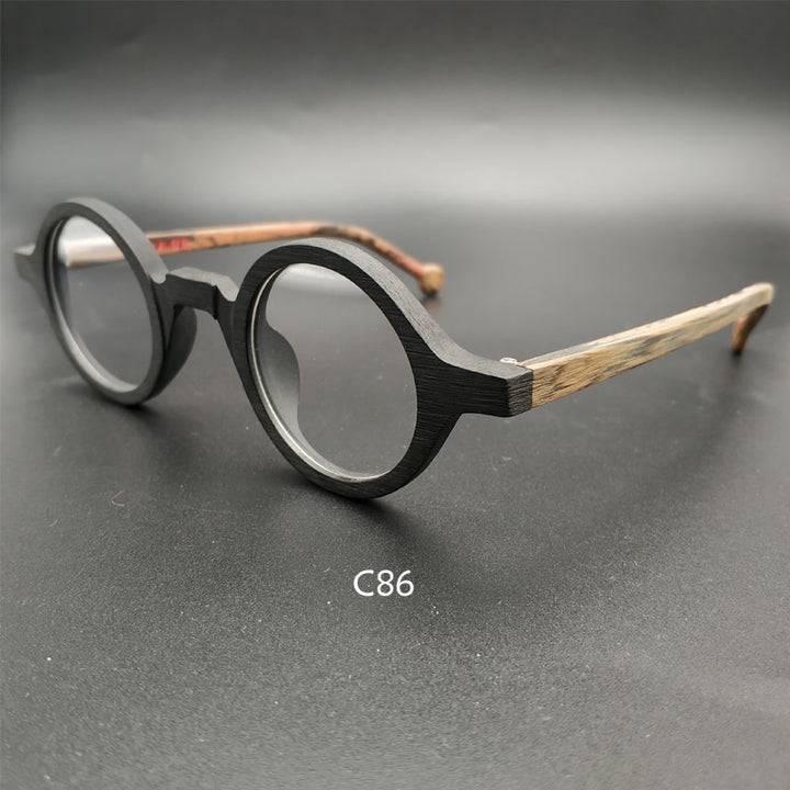 Unisex Retro Small Round Eyeglasses Acetate Frame 916 Frame Yujo C86 China 