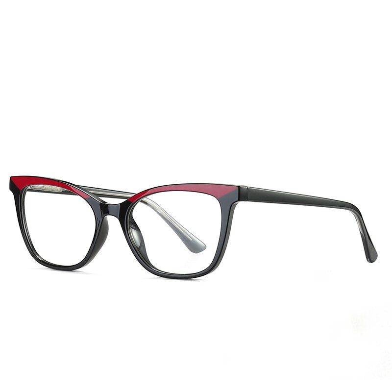 Women's Eyeglasses Cat Eye Tr90 Cp Frame 2025 Frame Gmei Optical C1  