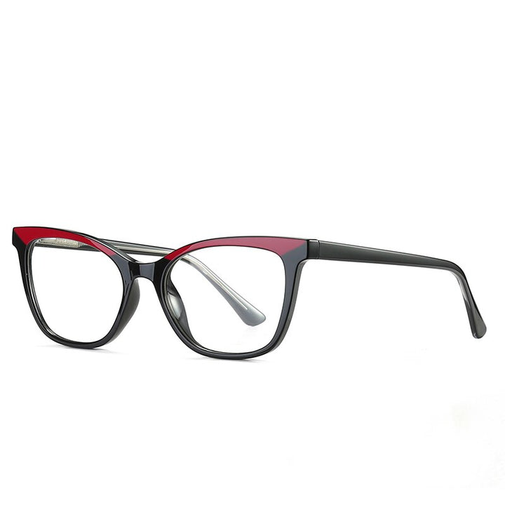 Women's Eyeglasses Cat Eye Tr90 Cp Frame 2025 Frame Gmei Optical C1  