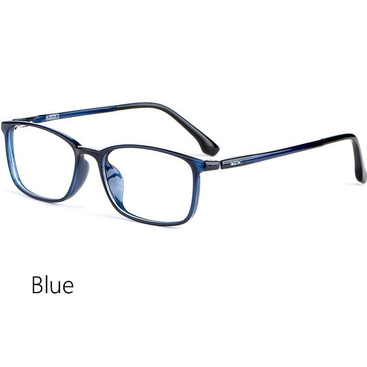 Yimaruili Unisex Full Rim Ultem Frame Eyeglasses 9801 Full Rim Yimaruili Eyeglasses Blue China 