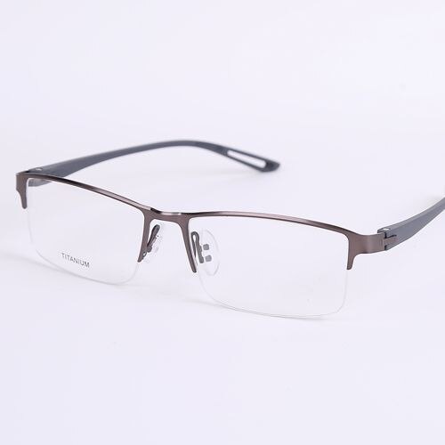 Oveliness Men's Semi Rim Square Alloy Eyeglasses 9029 Semi Rim Oveliness   