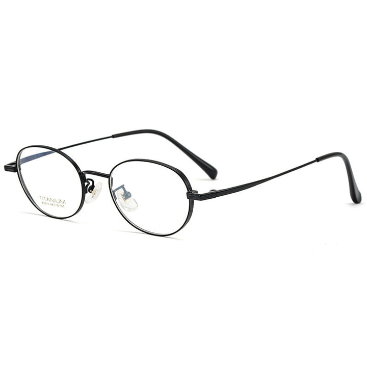 Muzz Unisex Full Rim Square Oval Titanium Frame Eyeglasses Mk5015 Full Rim Muzz C4  