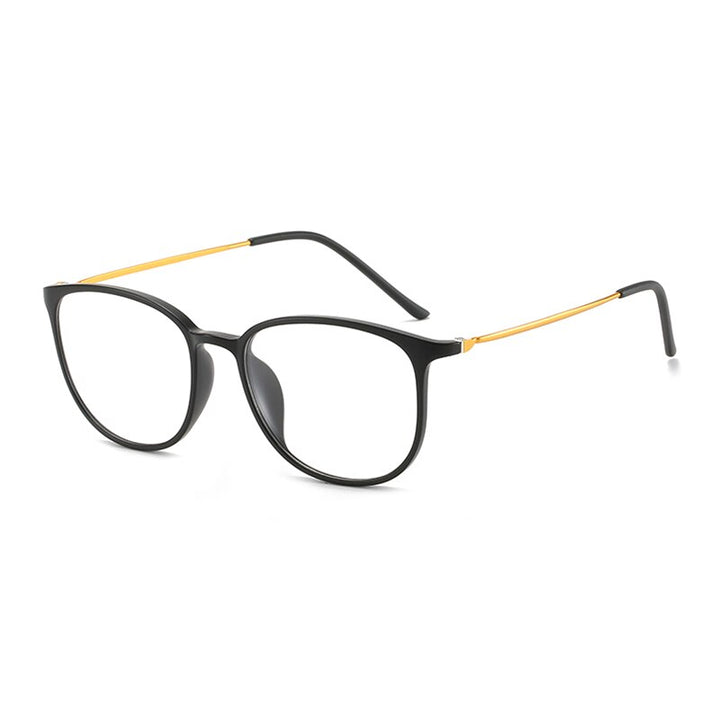 Hotony Unisex Full Rim Square TR 90 Alloy Frame Eyeglasses 2212 Full Rim Hotony   