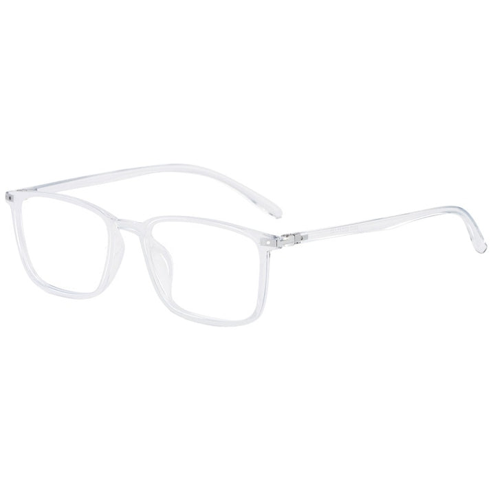 Yimaruili Unisex Full Rim TR 90 Resin Frame Eyeglasses 6633 Full Rim Yimaruili Eyeglasses Transparent  