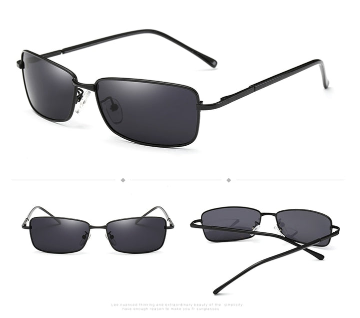 Aidien Unisex Full Rim Alloy Frame Myopic Lens Sunglasses 9126 Sunglasses Aidien   