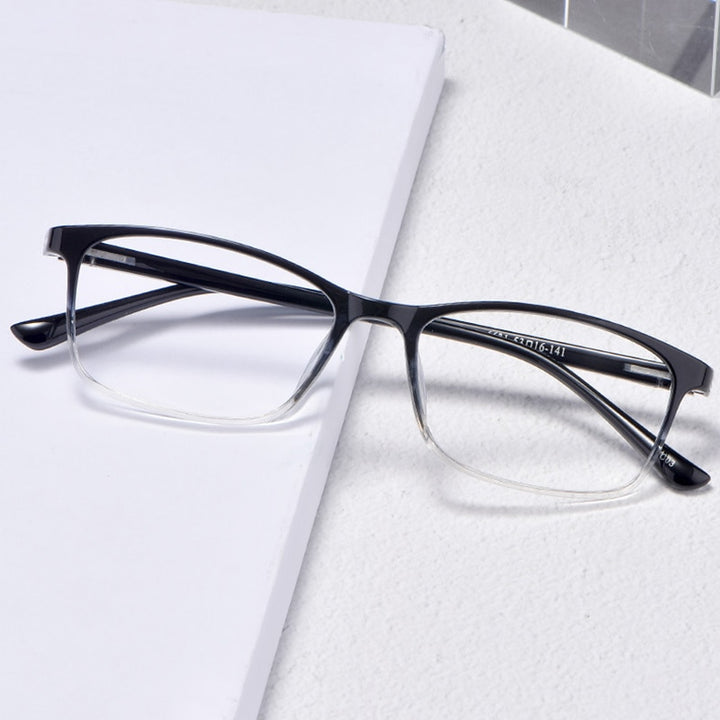 Hotony Women's Full Rim Square Acetate Frame Eyeglasses 6631 Full Rim Hotony   