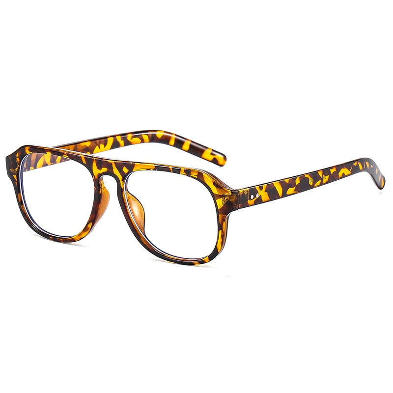 Cubojue Unisex Full Rim Square Tr 90 Titanium Reading Glasses Zn3529 Reading Glasses Cubojue 0 leopard 