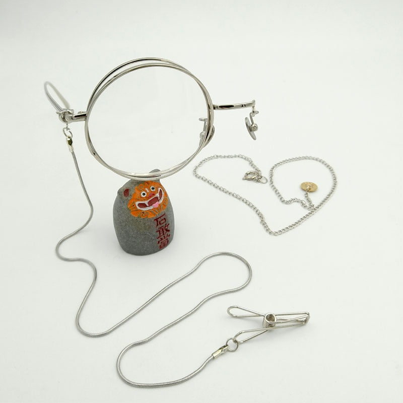 Yujo Unisex Full Rim Round Alloy Cosplay Lolita Style Monocle 2359 Monocle Yujo   