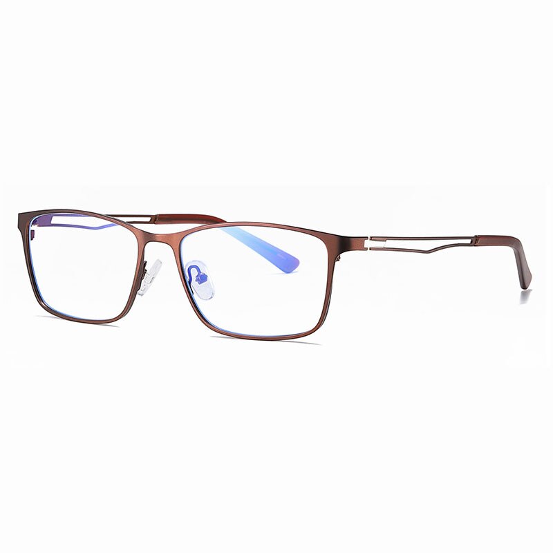 Hotochki Unisex Full Rim Frame Eyeglasses Anti Blue Light 5927 Full Rim Hotochki Auburn  