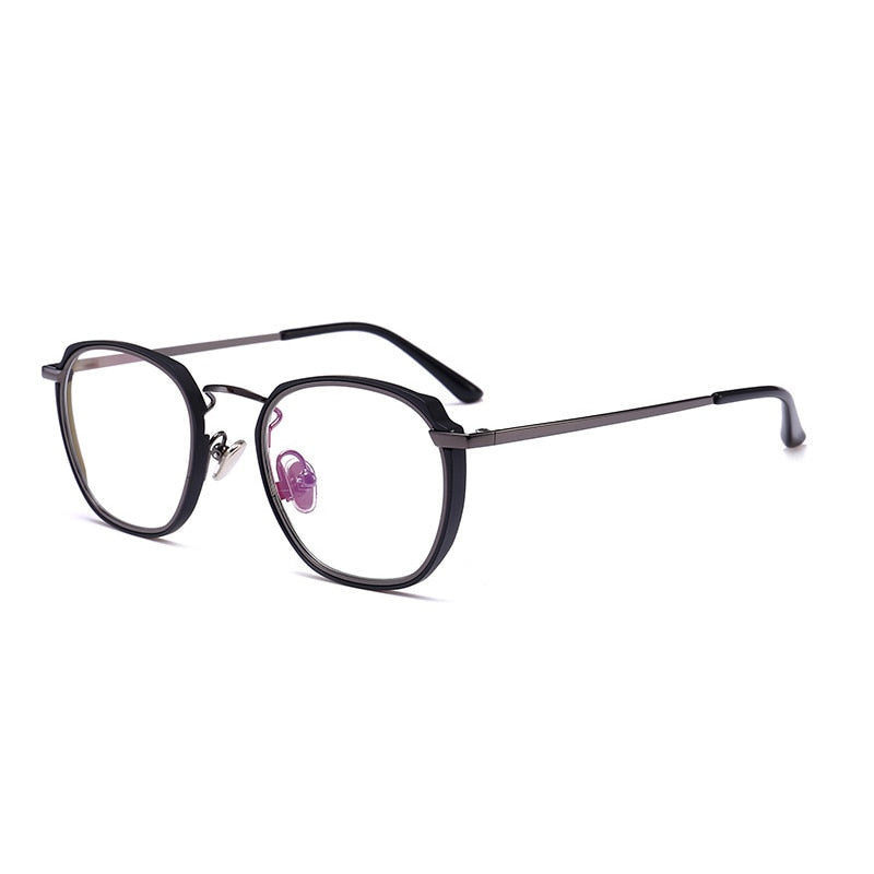 Reven Jate Tr90 Unisex Eyeglasses Round Glasses 1718063 Frame Reven Jate Black  