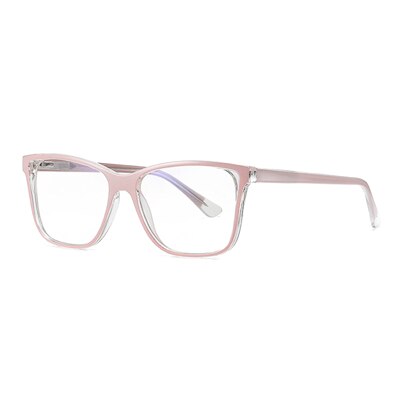 Ralferty Women's Eyeglasses Anti Blue Light Square D3507 Anti Blue Ralferty C205 Pink  