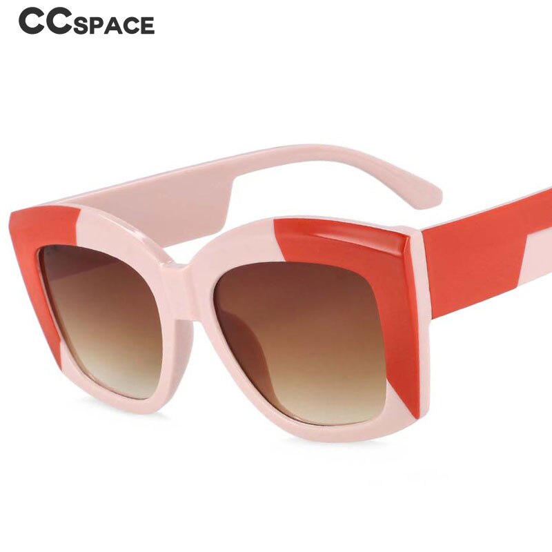 CCSpace Women's Full Rim Oversized Square Resin Frame Sunglasses 53928 Sunglasses CCspace Sunglasses   