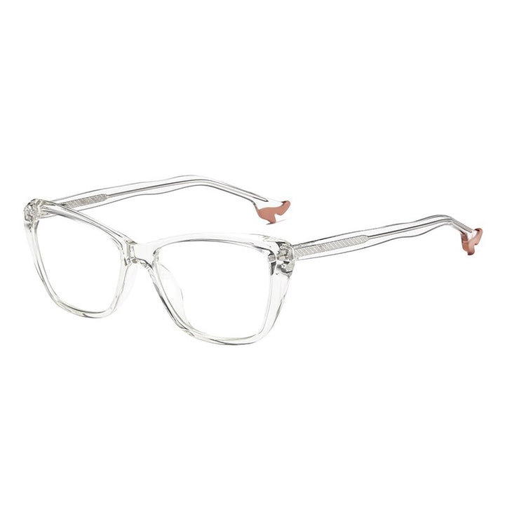 Oveliness Women's Full Rim Square Cat Eye Tr 90 Titanium Eyeglasses Pf2029 Full Rim Oveliness   