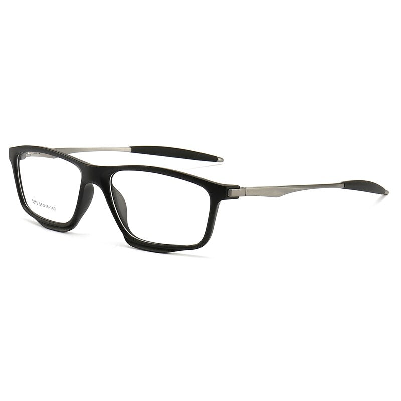 KatKani Unisex Full Rim TR 90 Square Sports Frame Metal Leg Eyeglasses TR5815 Sport Eyewear KatKani Eyeglasses   