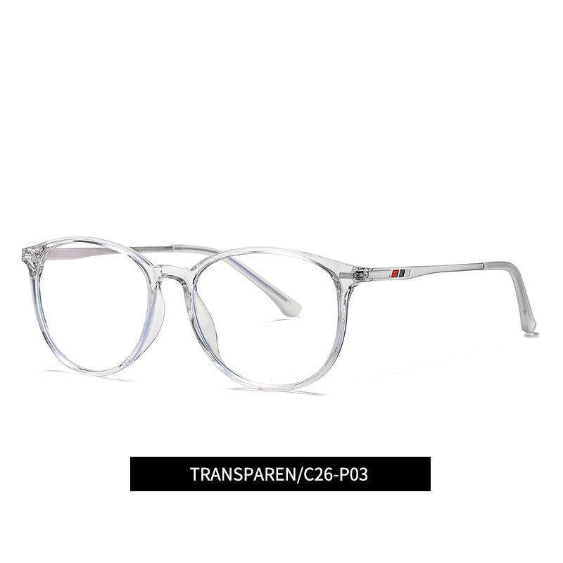 Reven Jate Men's Eyeglasses 6911 Alloy Ultralight Frame Reven Jate transparent  