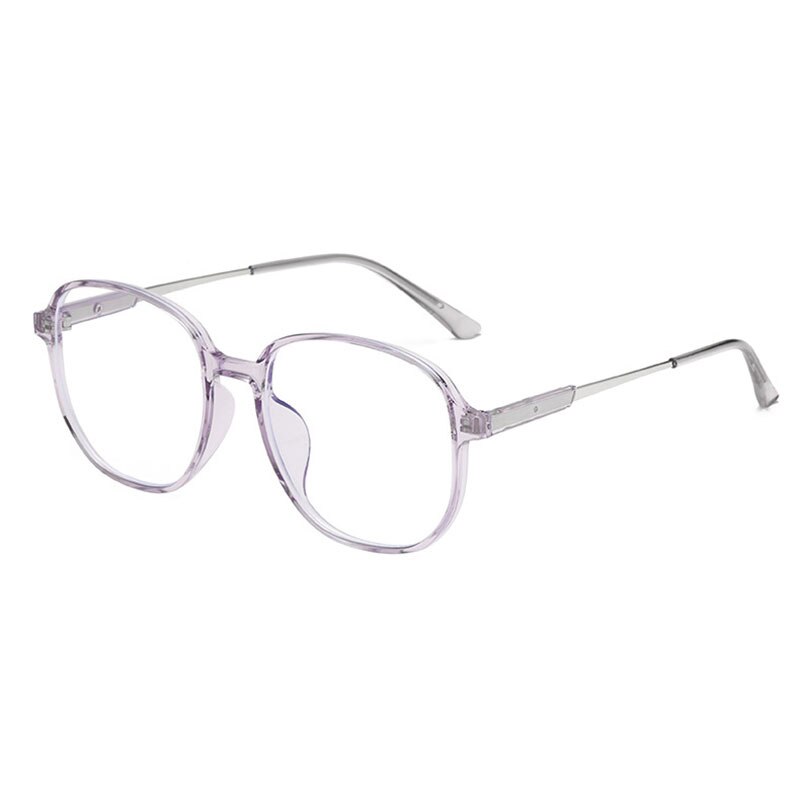 Hotony Unisex Full Rim Polygonal Square TR 90 Resin Frame Eyeglasses 60153 Full Rim Hotony   