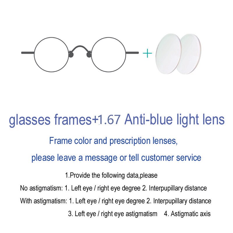 Unisex Oval Titanium Frame Eyeglasses Customizable Lenses Frame Yujo 1.67 China 