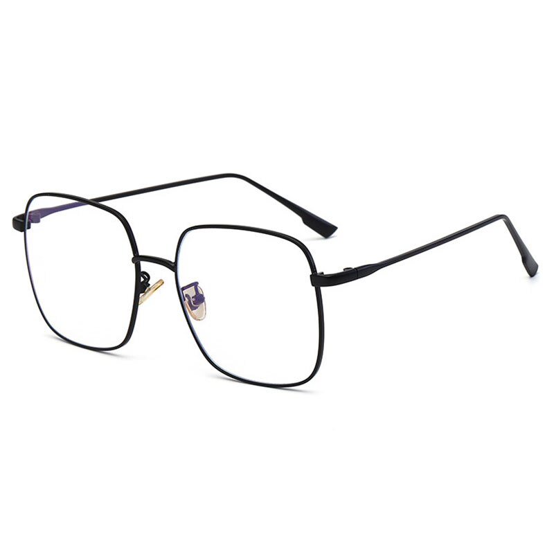 Hotony Unisex Full Rim Square Alloy Eyeglasses  8810 Full Rim Hotony Black  