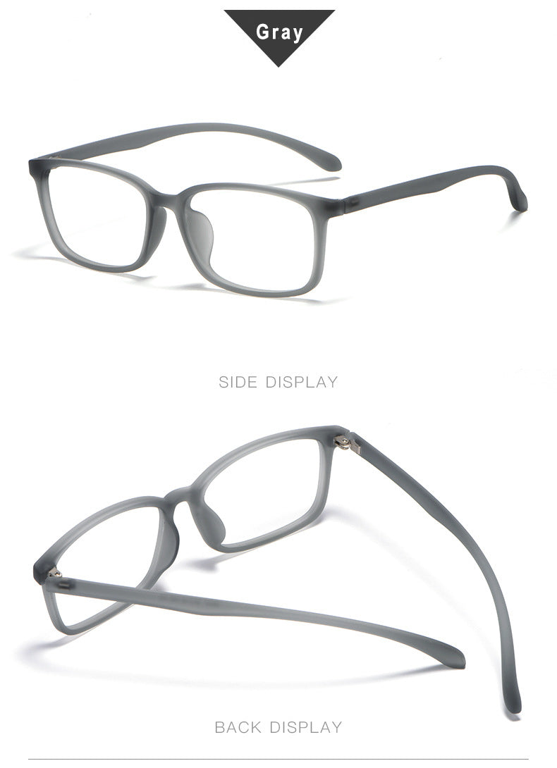 Hotony Unisex Full Rim Square TR 90 Resin Frame Eyeglasses 98007 Full Rim Hotony   
