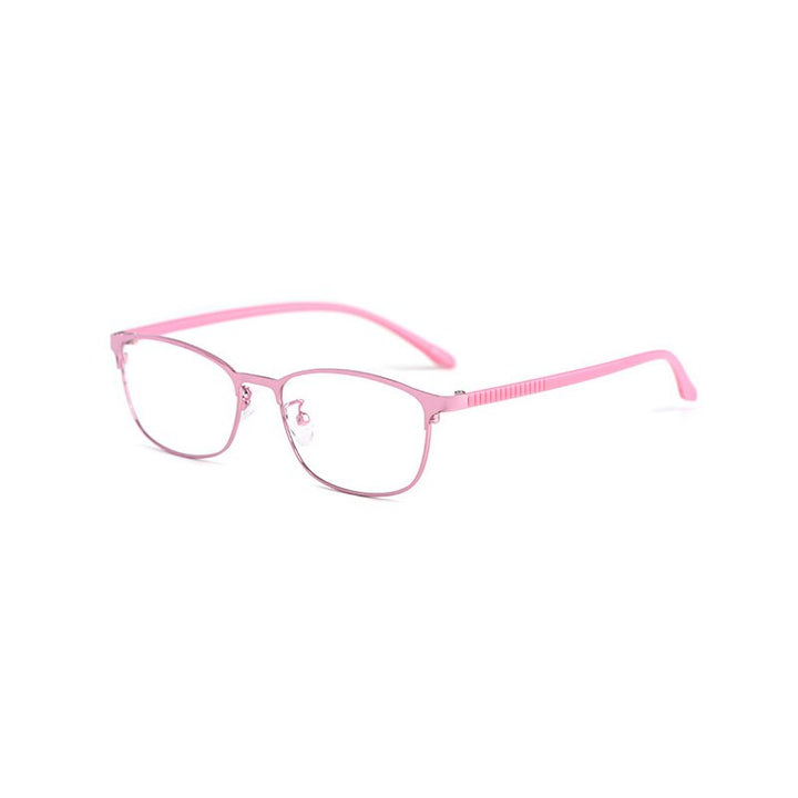 Hotony Women's Full Rim TR 90 Resin Alloy Square Frame Eyeglasses 3569 Full Rim Hotony Pink  