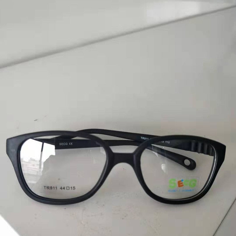 Secg'S Nine Brand Unisex Eyeglasses Children Glasses Resin Frames Boys Girls Tr911 Frame Secg C1  