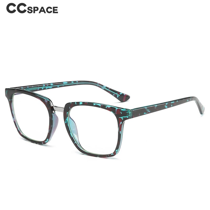 CCSpace Unisex Full Rim Square Cat Eye Tr 90 Titanium Frame Eyeglasses 46909 Full Rim CCspace   